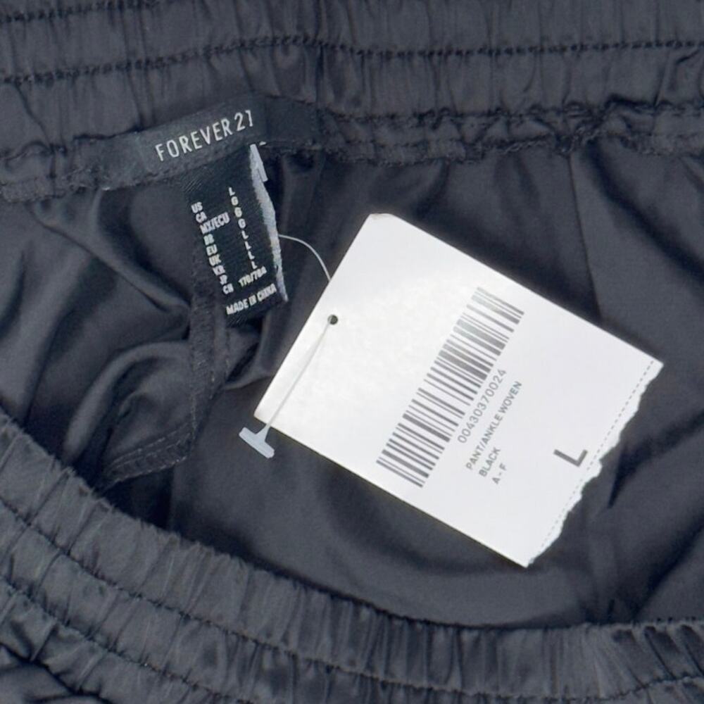 Forever 21 Black Athletic Pants women's Size Large NWT - Picture 5 of 9